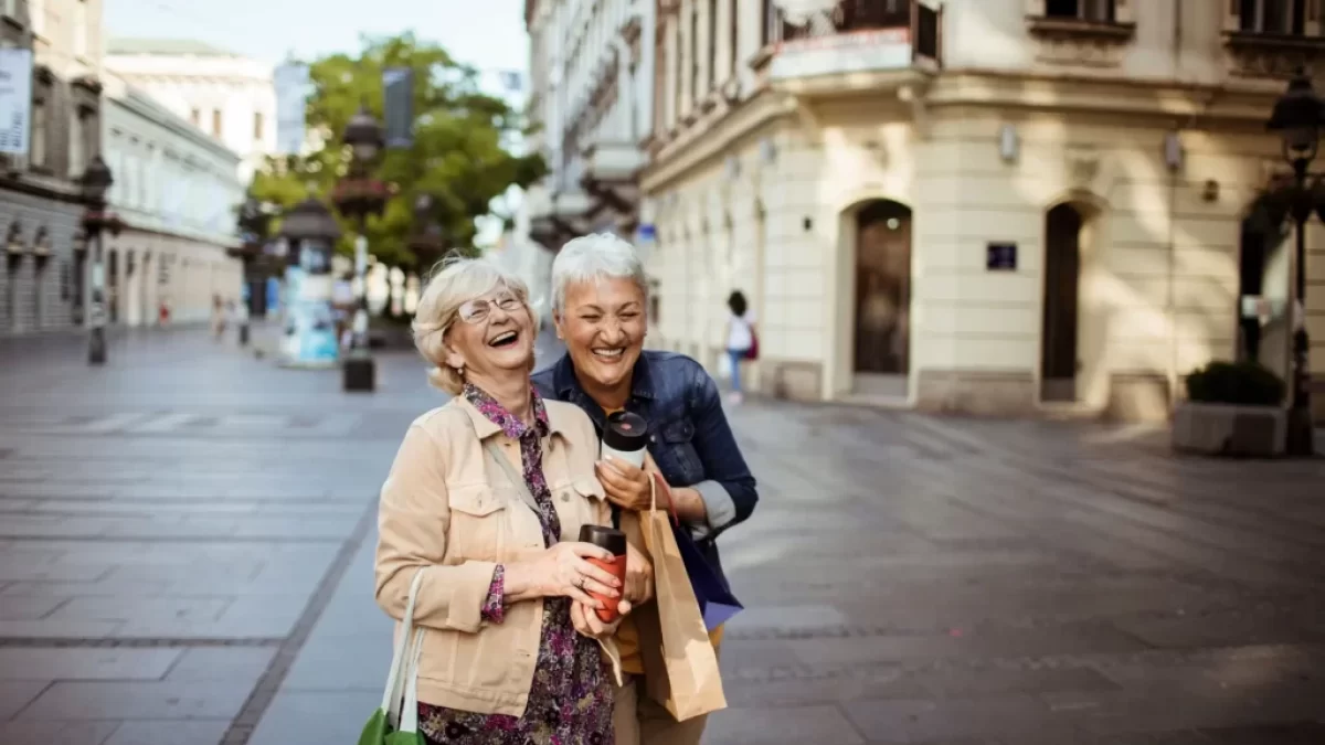 Seniorky na ulici
