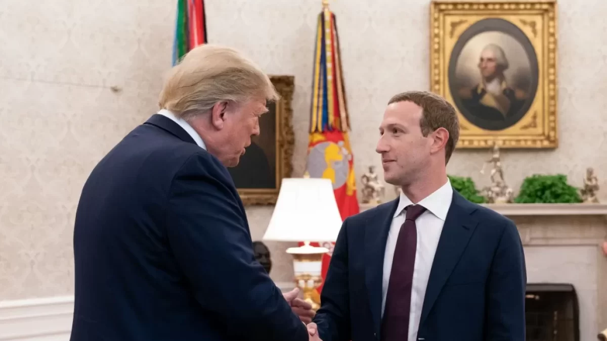 Zuckerberg a Trump