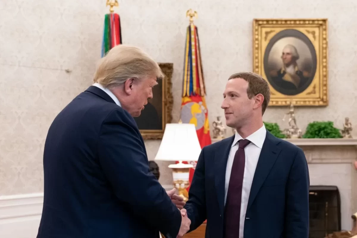 Zuckerberg a Trump