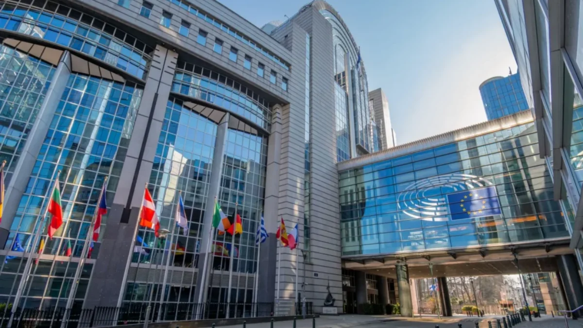 Evropský parlament, Brusel, Belgie