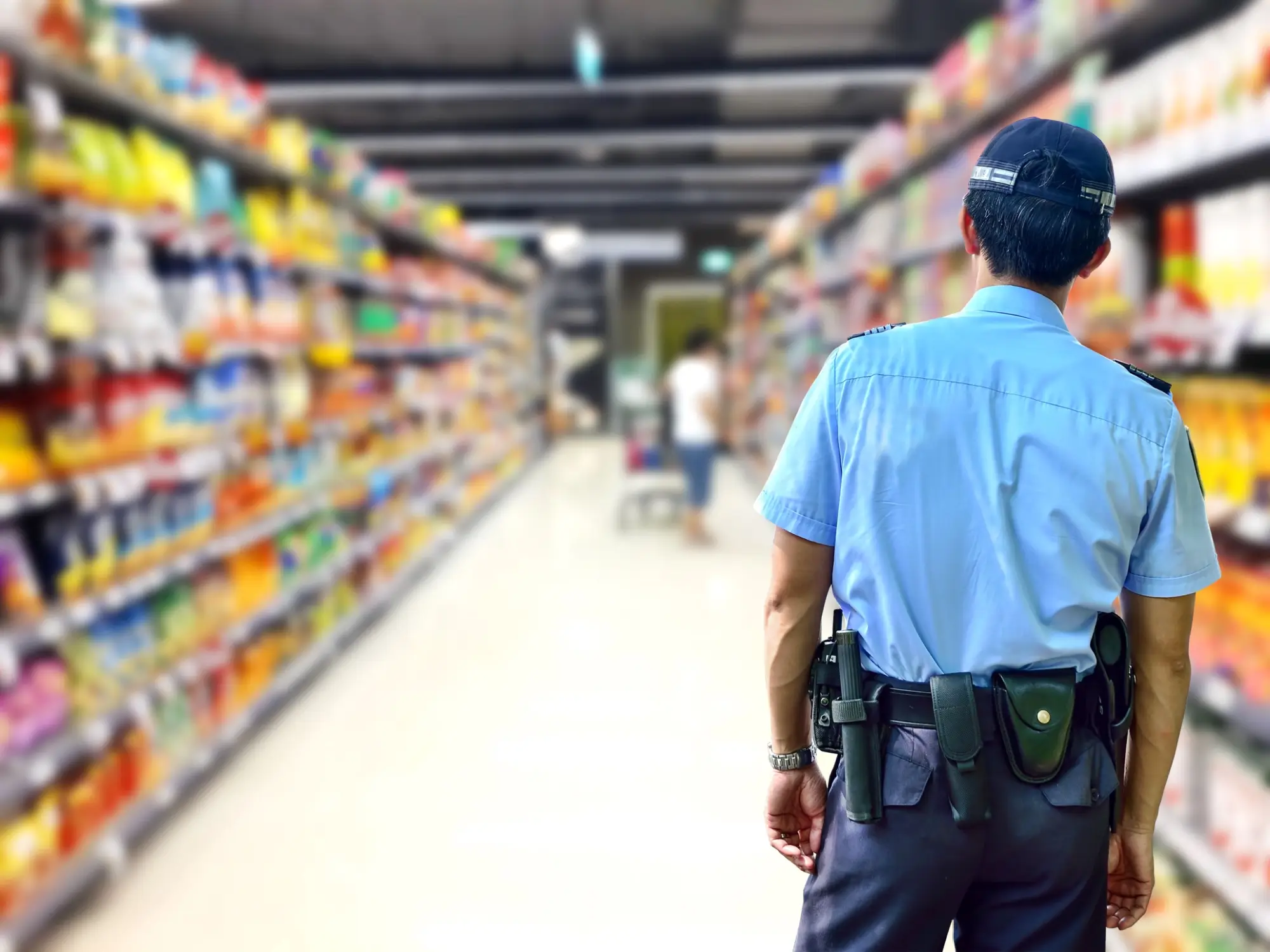 Ochranka v supermarketu 