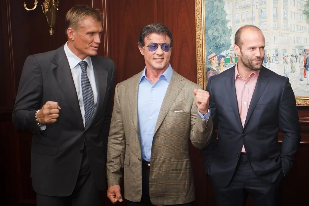Shutterstock_64506799 - Techsvět Dolph Lundgren, Silvester Stallone a Jason Statham
