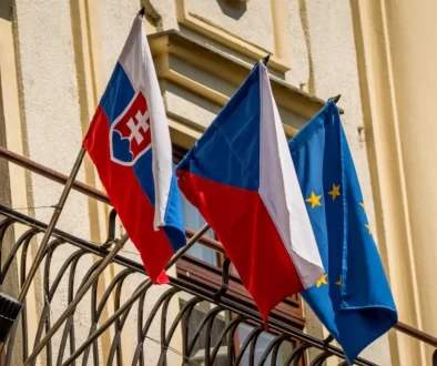 Vlajka SK, ČR A EU