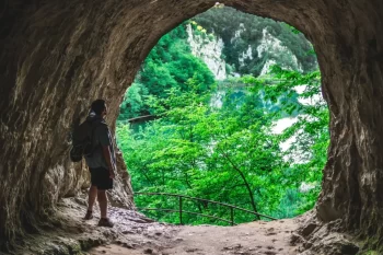 Jeskyně Plitvická jezera Chorvatsko
