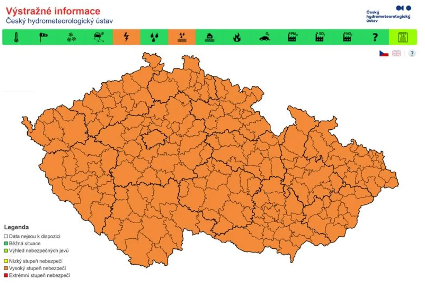 Meteorologické varování 