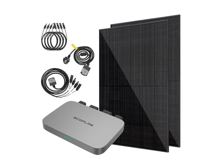 Kompletní sada balkonové solární elektrárny EcoFlow.