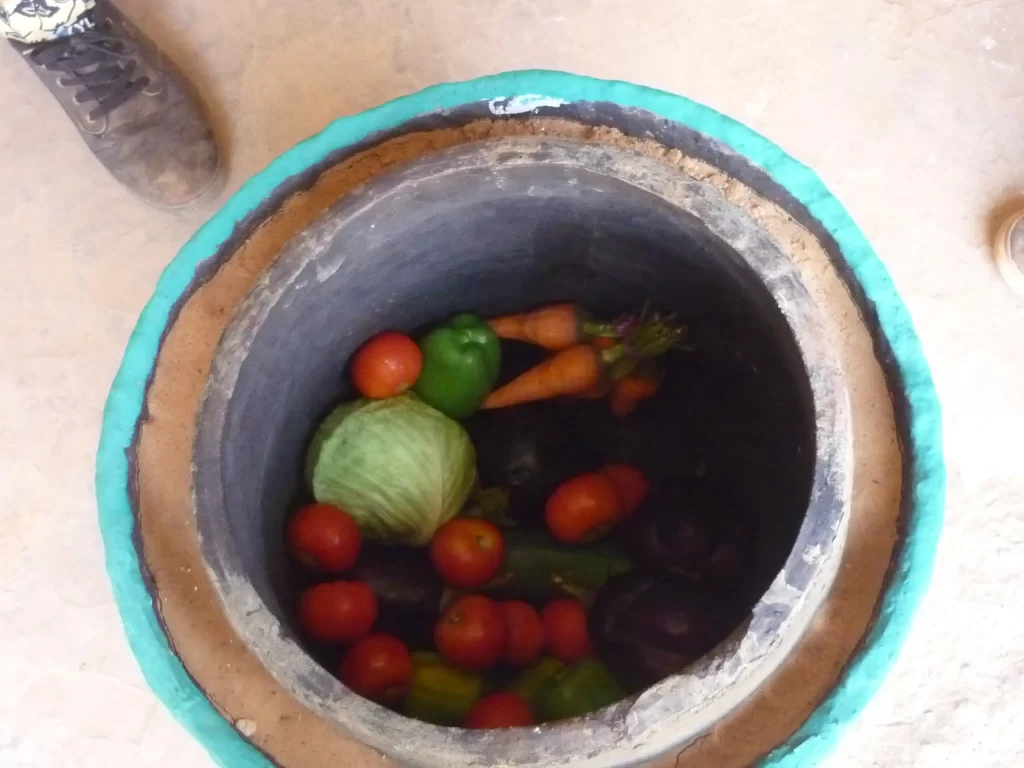 Pot-in-pot lednice