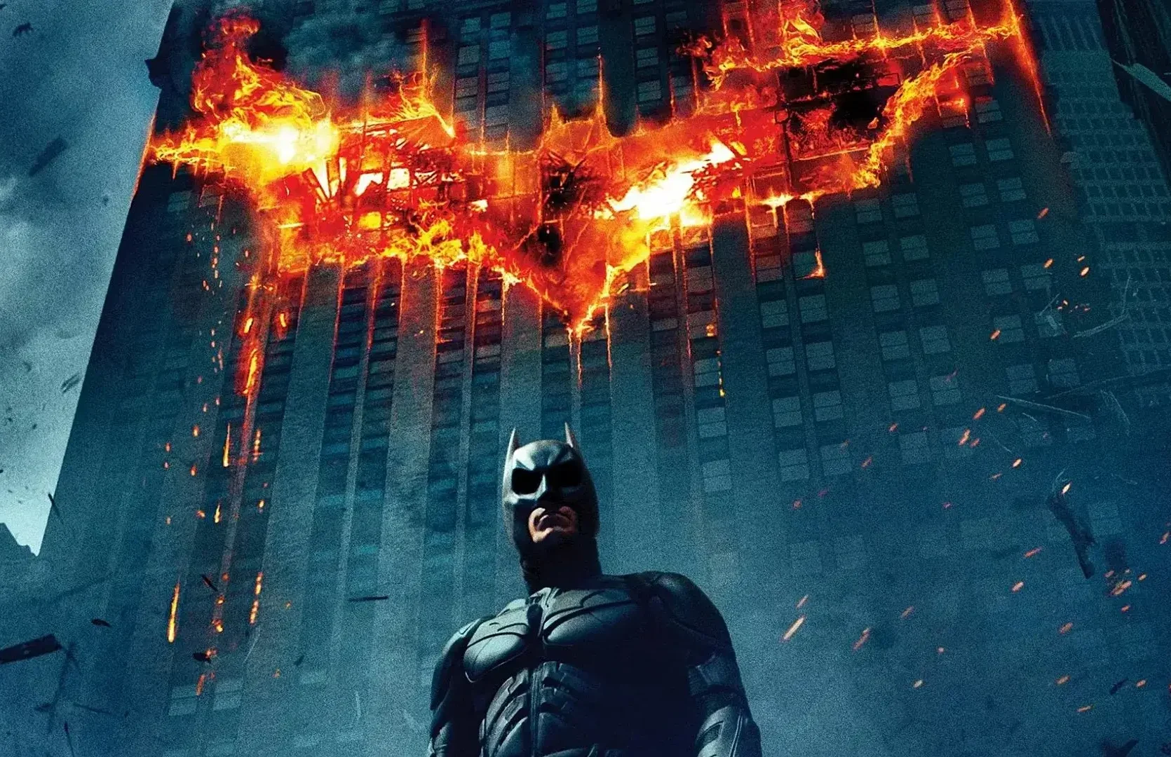 Batman na upoutávce na film Temný rytíř