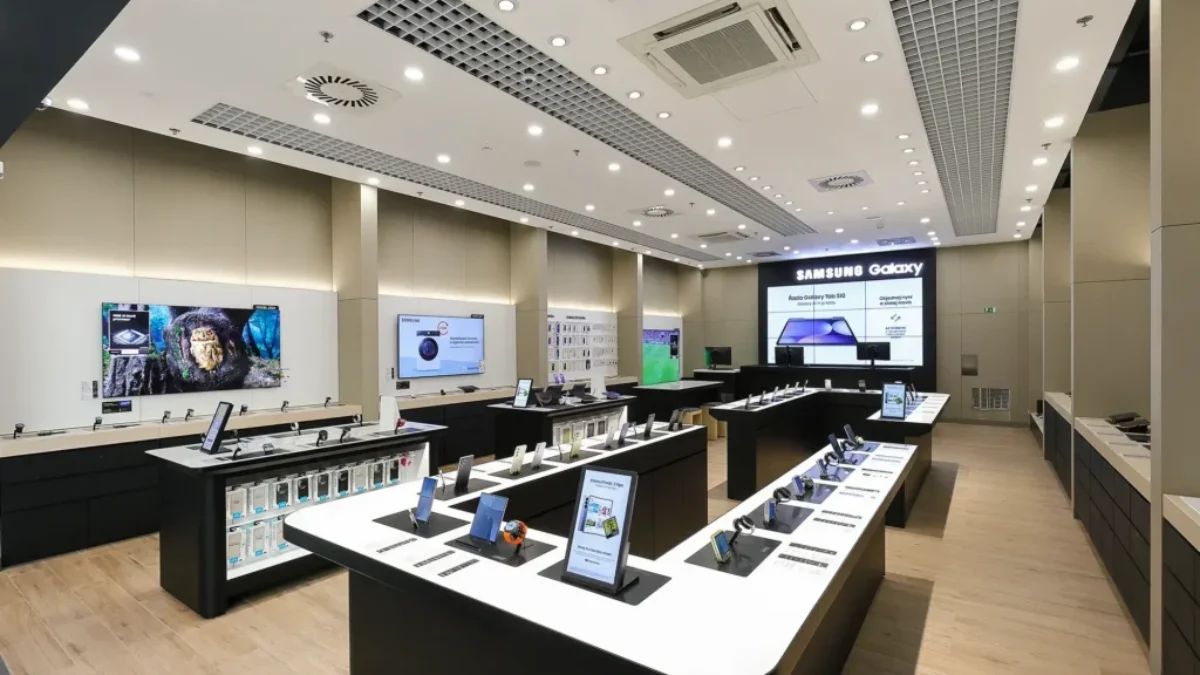 prodejna společnosti Samsung