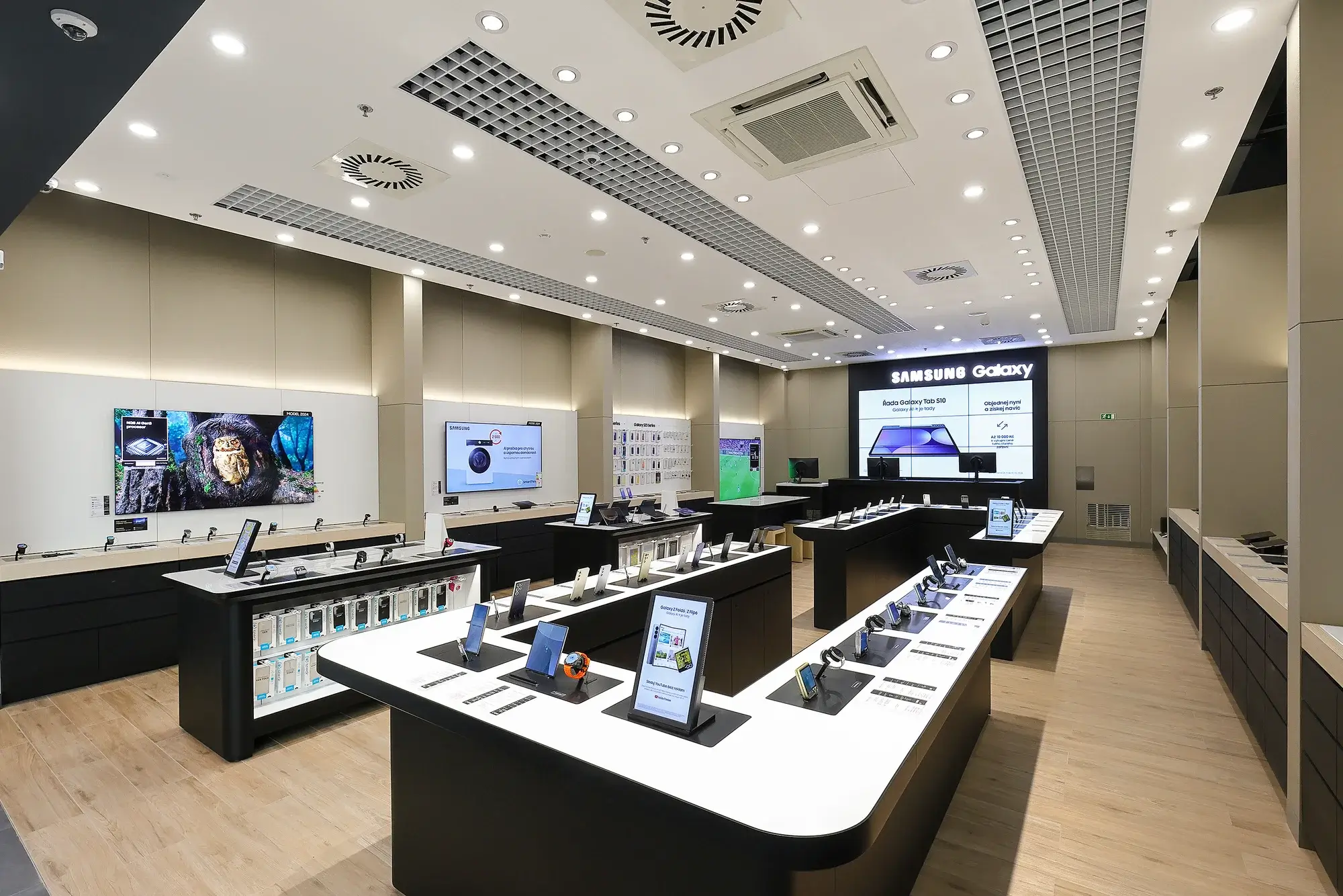 prodejna společnosti Samsung
