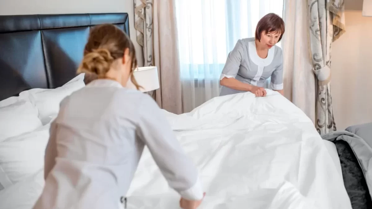 Pokojské v hotelu