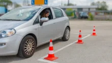 Parkování v autoškole