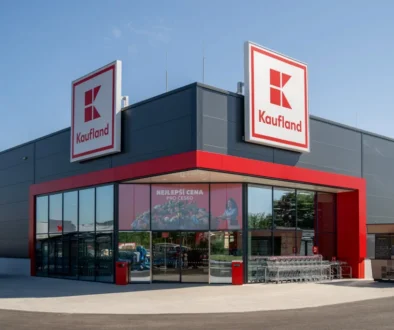 budova supermarketu Kaufland