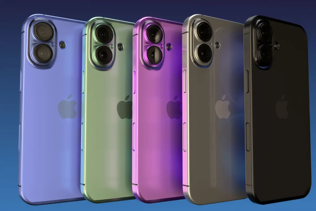 Barevná řada iPhone 16