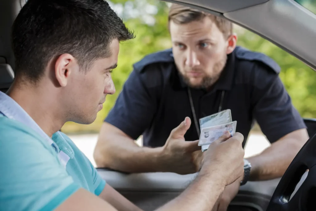 řidič a policista