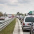 Kolona aut na dálnici