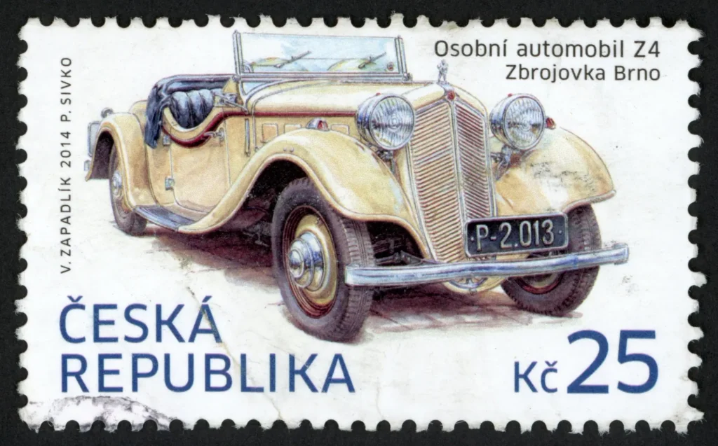 Zbrojovka z4 poštovní známka