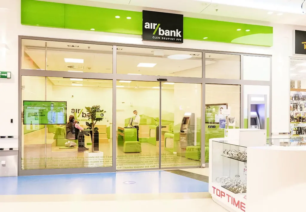 Pobočka banky Air Bank