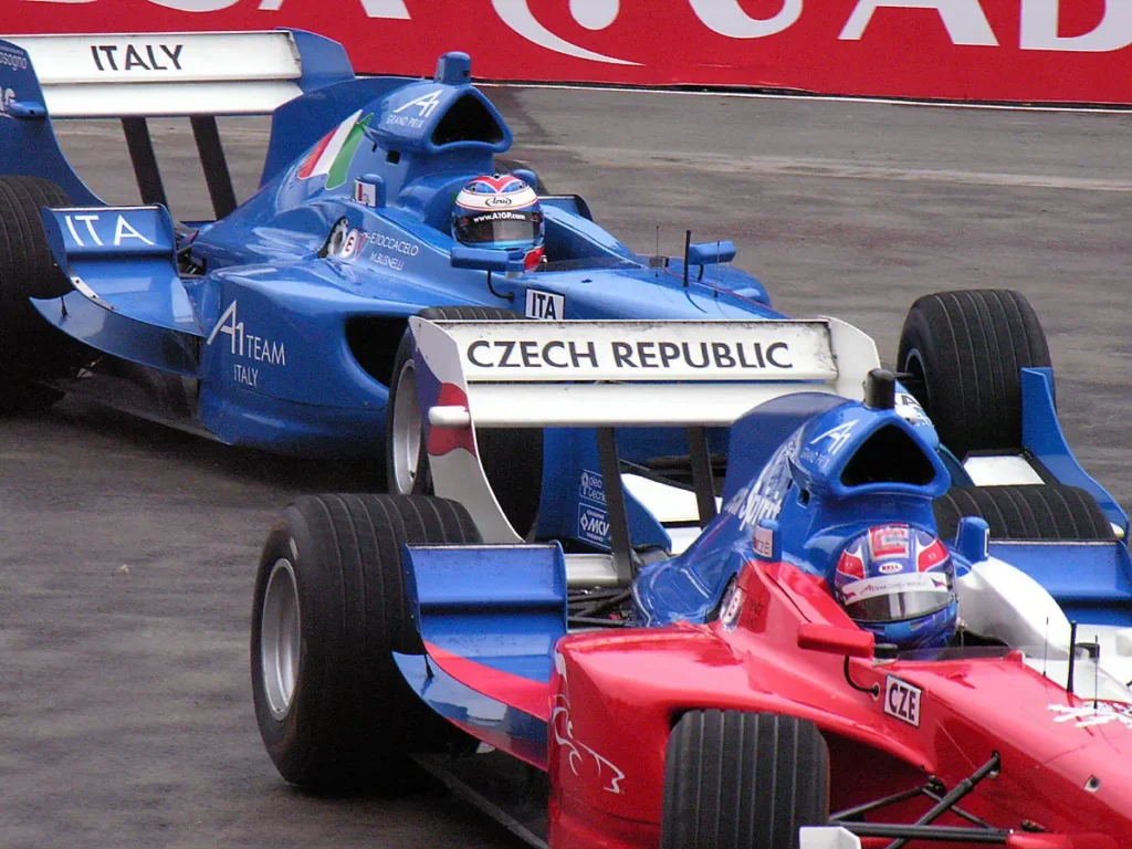 Snímek Tomáše Engeho z doby působení v F1