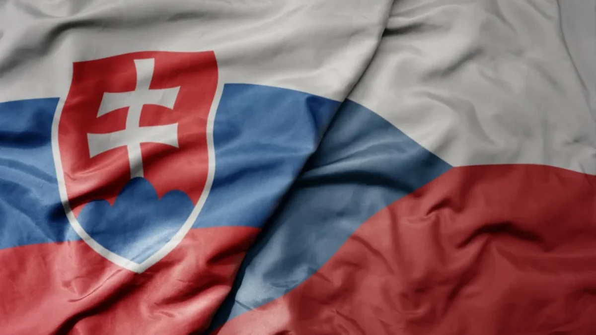 Slovenská a Česká vlajka