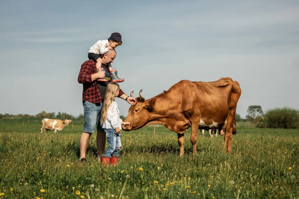 Rodina na farmě