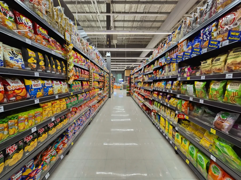 Zboří v supermarketu
