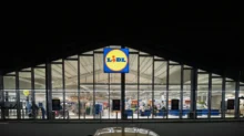 Prodejna s logem Lidl