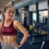 Žena ve fitness centru