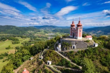 pohled na hrad Banská Štiavnica