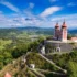 pohled na hrad Banská Štiavnica