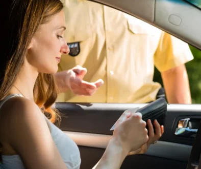 Pozor na změny ve výbavě v EU. Zdroj Řidička předkládá řidičák policistovi