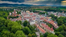 Pohled na město Paczków, kterému se říká Slezské Carcassonne