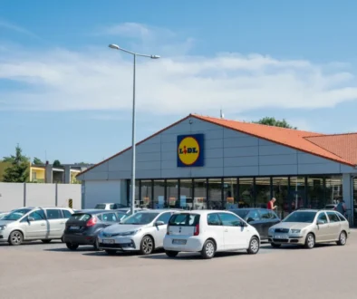 Lidl si připravil výhodnou nabídku především pro řidiče. Zdroj Lidl s parkovištěm