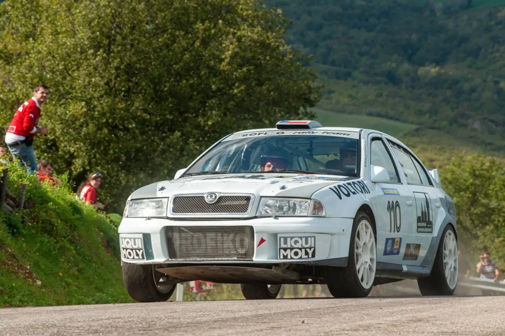 Škoda Octavia na rallye