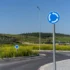 Značka kruhového objezdu u kruhového objezdu