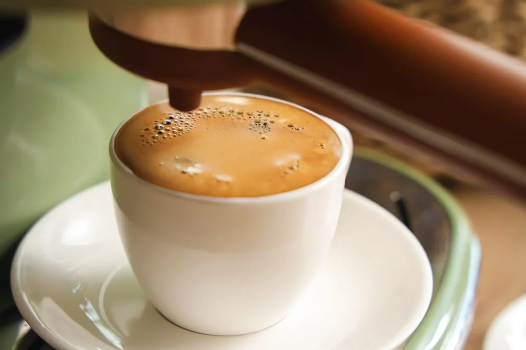 příprava kávy espresso