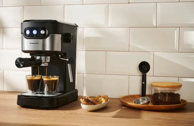 Stroj na espresso z Lidlu