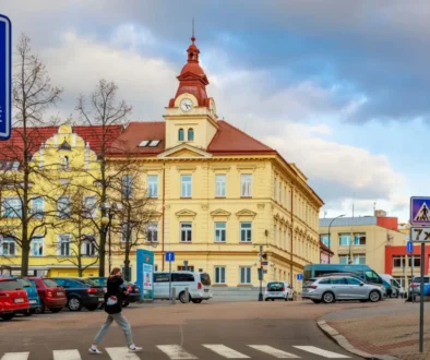 Parkoviště se značkami