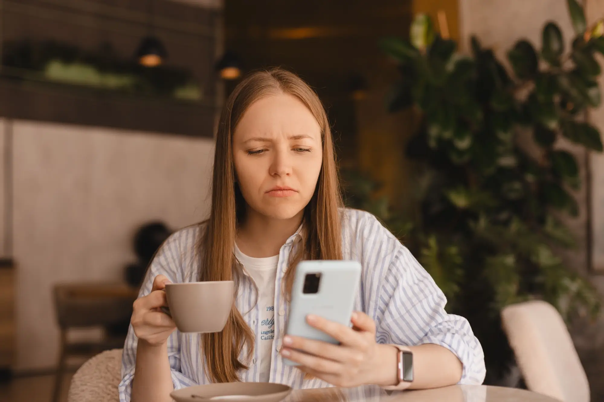 Shutterstock_2467324117 - Techsvět žena na telefonu