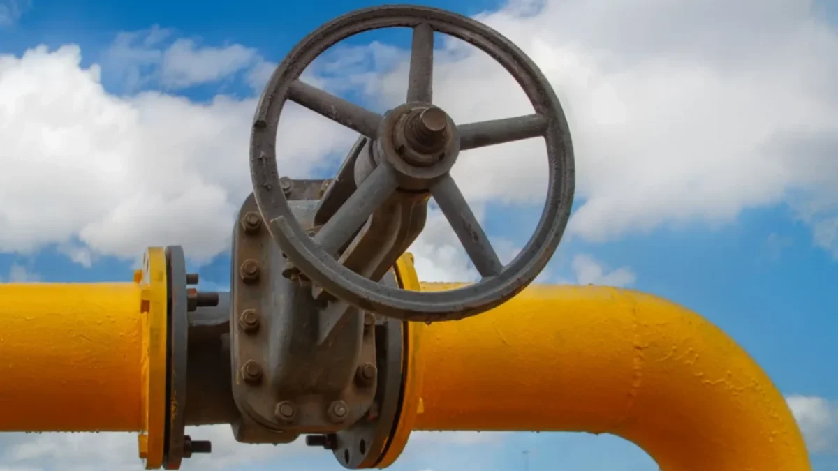 Kohout na uzavření plynovodu