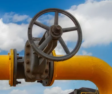 Kohout na uzavření plynovodu