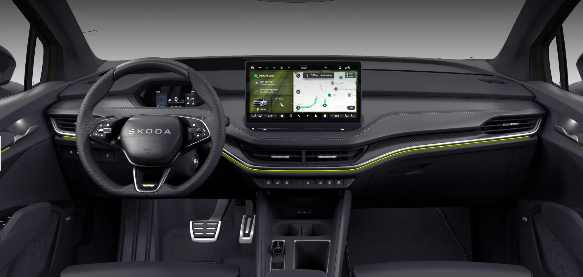 Interiér Škody Enyaq v plné výbavě