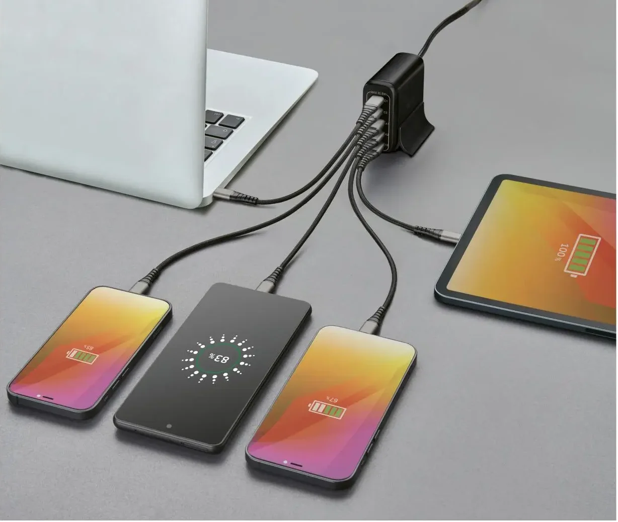 S nabíječkou můžete nabíjet až 5 zařízení naráz, FOTO: Lidl - Techsvět nabíječka lidl