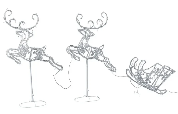 Vánoční výzdoba se soby