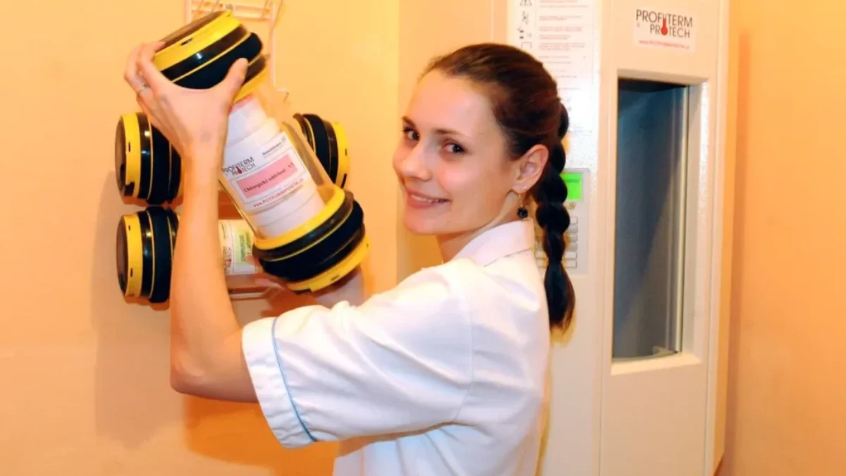 potrubní pošta v nemocnici