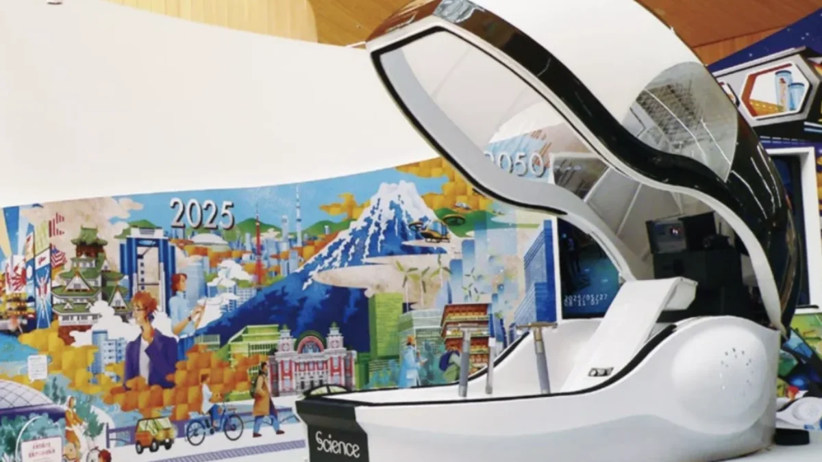 Pračka na lidi představena na Expo Ósaka