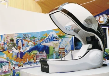 Pračka na lidi představena na Expo Ósaka