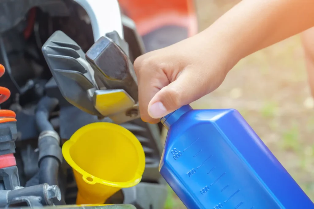 Špatný motorový olej