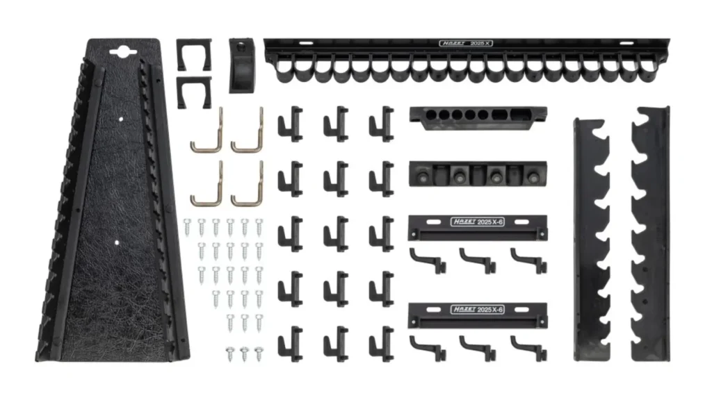 Sada držáků nářadí do děrované desky, Hazet 111/116HL