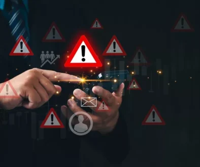 upozornění při scrollování na mobilním telefonu